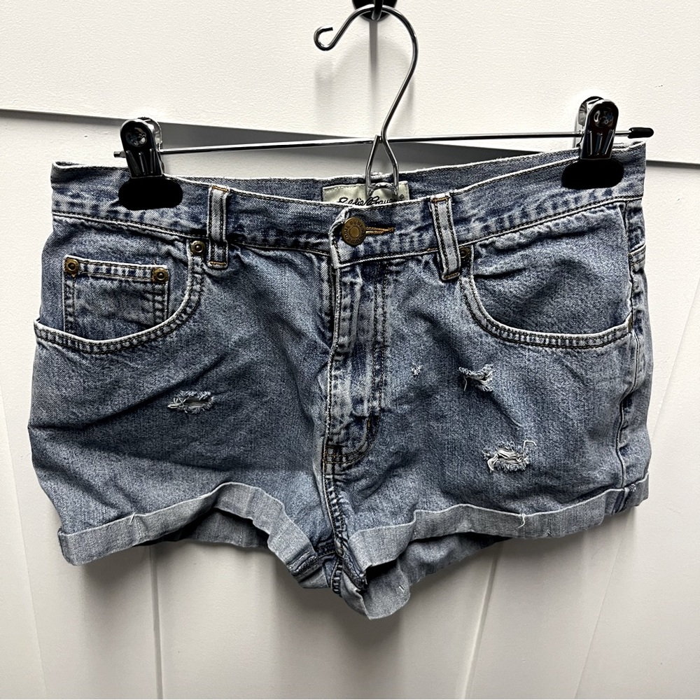 Eddie Bauer jean shorts size 8